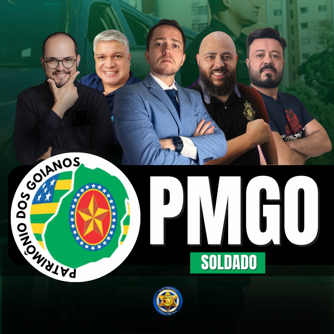 Combo PMGO (Soldado) - Polícia Militar de Goiás (Pré-Edital)